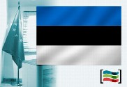 Bandera de Estonia para despacho