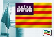 Bandera de Islas Baleares para despacho