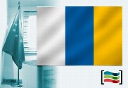 Bandera de Islas Canarias para despacho