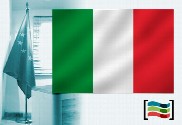 Bandera de Italia para despacho