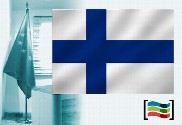 Bandera de Finlandia para despacho