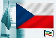 Bandera de República Checa para despacho