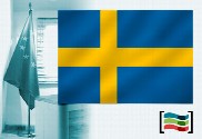 Bandera de Suecia para despacho