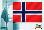 Bandera de Noruega para despacho