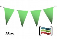 Banderines verdes 25m de plástico