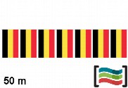 Banderines Bélgica 50m de plástico