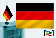 Bandera de Alemania sobremesa bordada