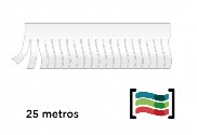 Tiras de flecos blanca