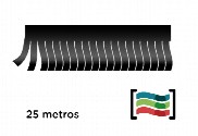 Tiras de flecos negro