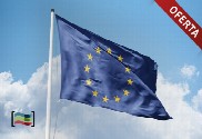 Pack: Mástil más bandera de la Unión Europea