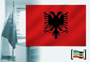 Bandera de Albania para despacho