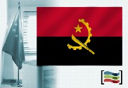 Bandera de Angola para despacho