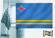 Bandera de Aruba para despacho