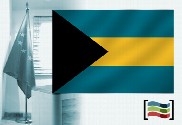 Bandera de Bahamas para despacho