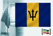 Bandera de Barbados para despacho
