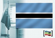 Bandera de Botsuana para despacho