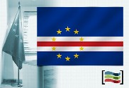 Bandera de Cabo Verde para despacho