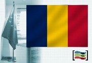 Bandera de Chad para despacho