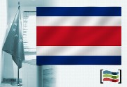 Bandera de Costa Rica para despacho