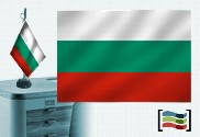 Bandera de Bulgaria s/e sobremesa bordada