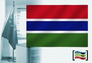 Bandera de Gambia para despacho