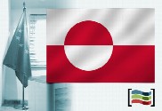 Bandera de Groenlandia para despacho