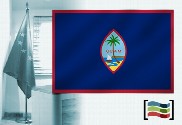 Bandera de Guam para despacho