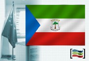 Bandera de Guinea Ecuatorial para despacho