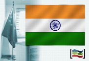 Bandera de India para despacho