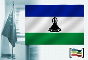 Bandera de Lesoto para despacho