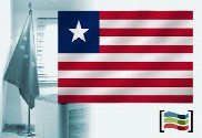 Bandera de Liberia para despacho