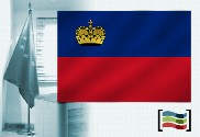 Bandera de Liechtenstein para despacho