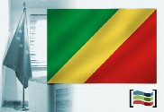 Bandera de República del Congo para despacho