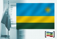 Bandera de Ruanda para despacho