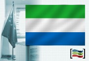 Bandera de Sierra Leona para despacho