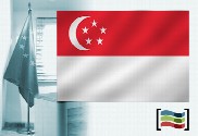 Bandera de Singapur para despacho