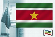 Bandera de Surinam para despacho