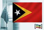 Bandera de Timor Oriental para despacho
