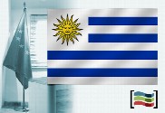 Bandera de Uruguay para despacho