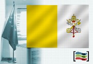 Bandera de Ciudad del Vaticano para despacho