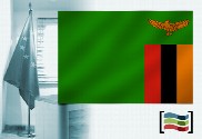 Bandera de Zambia para despacho