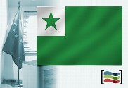 Bandera de Esperanto para despacho