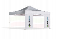 Pared carpa con puerta